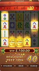 Mahjong Ways · Verifikasi saldo, taruhan, dan tombol kontrol putaran